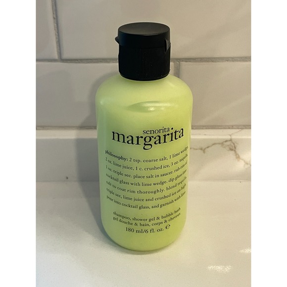 Philosophy Senorita Margarita Shampoo Shower Gel Bubble‎ Bath Soap 6 fl oz New - Picture 1 of 4